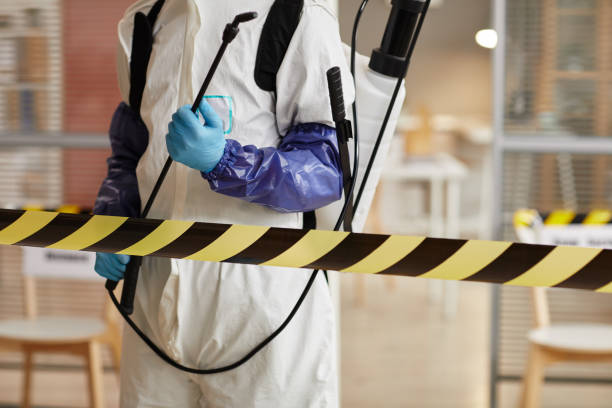 Professional Biohazard Cleanup technician working in Huntsville, TX